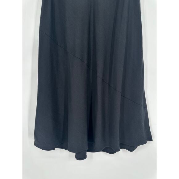 APIECE APART Ami Slip Skirt High Waist A-Line Flare Midi Maxi Black - Picture 6 of 12